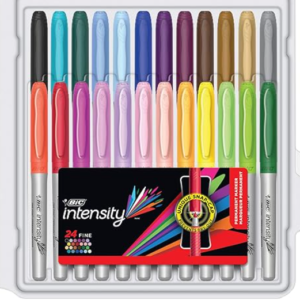 SHARPIE Art Pens, Fine Point, Colors may vary, Hard Case, 8 Pack (1982056)